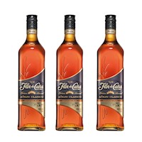 RON FLOR DE CAÑA 05 Años Rubio 750 ML X 3 Bot